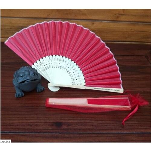 100pcs/lot Personalized Luxurious Silk Fold hand Fan in Elegant Laser-Cut Gift Box +Party Favors/wedding Gifts+printing