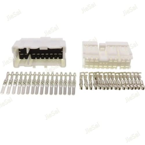 16 Pin 1674009-1 Female Male Car Wndow Lifter Wire Socket Connector For Nissan