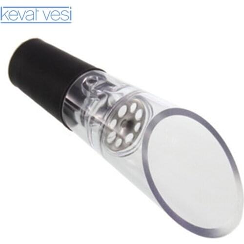 Acrylic Wine Aerator 360 Degrees Rotating Wine Pourer Wine Bottle Stopper Portable Wine Pourer Wine Accessories Bar Tools