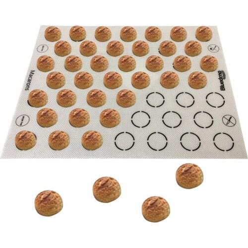 Bluedrop non stick silicone baking mat cookies sheets oven liner macaron professional bakery tray thick baking sheet 31x39.5 cm