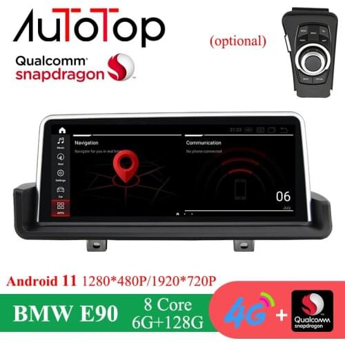 AUTOTOP BMW E90 Multimedia Android 11 6+128G Radio Stereo For BMW 3 Series E90 E91 E92 E93 2005-2012 Autoradio GPS Navigation