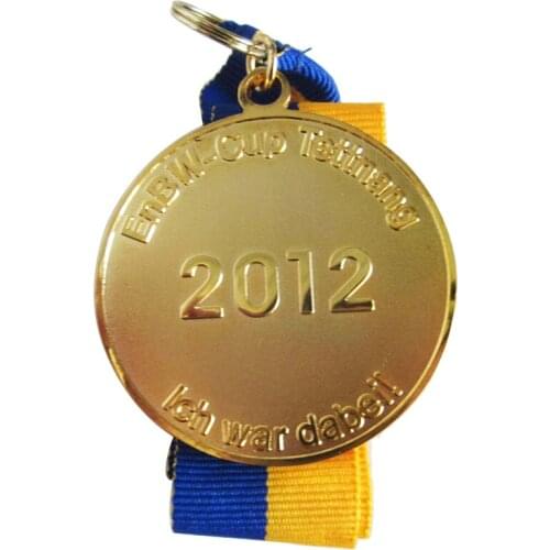 Free custom gold-plated medal factory wholesale zinc alloy medal k200103