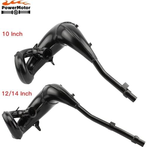 Motorcycle Pipe Exhaust Muffler Black Fit for 50cc Exhaust System Junior Senior Mini SX PRO LC SILVER Bicycle Bike Parts