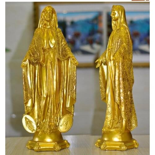 HOT SALE -TOP ART CHRISTIANISM JESUS CHRIST HOME DECOR RELIGIOUS MOTHER OF GOD VIRGIN MARY MADONNA DECORATION ART STATUE--50 CM