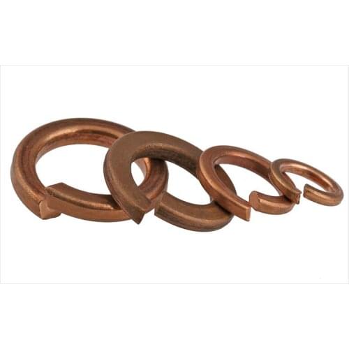 GB93 Brass copper washers Copper pad spring washers bronze spring washers M3 M4 M5 M6 M8 M10 M12 washer pad