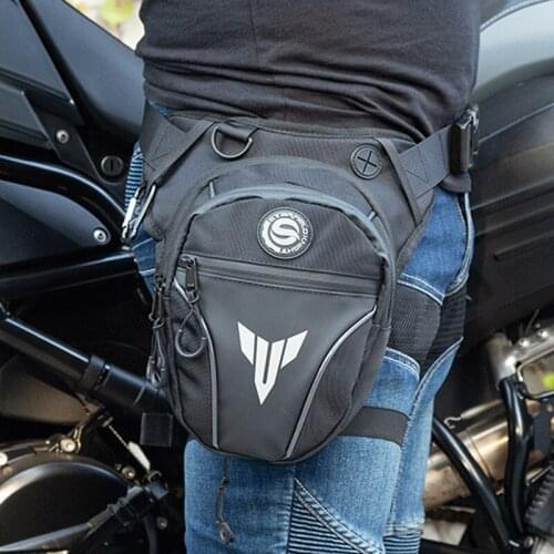 Fashion Leg Bag Motorcycle Waterproof Waist Bag Thigh Belt Hip for Yamaha Suzuki Universal Outdoor Riding Running Sport Moto