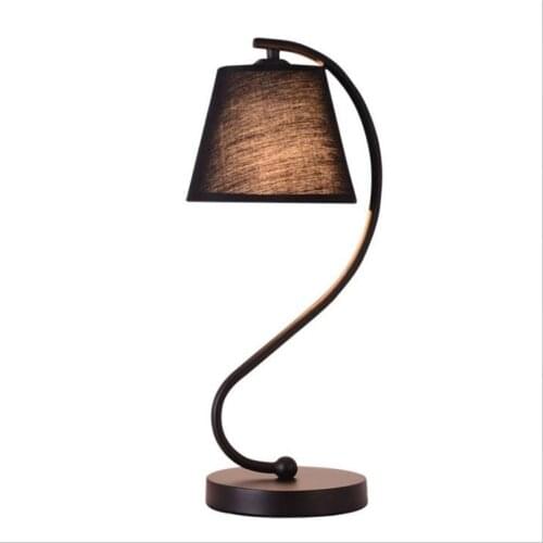Table lamps for bedside dessers modern style classic design and base E27 can choose halogen bulbs or incandescent bulbs or LED