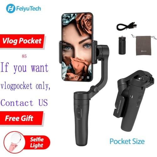 Feiyu tech Vimble 2S / Vlog Pocket 2 3-Axis Gimbal Smartphone Stabilizer Extendable Handheld PK DJI Osmo 2 Zhiyun Smooth Q2 4