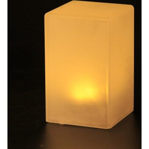 80*140mm 7 Color Changing ABS Rechargeable battery powered RGB LED table lamps Light for Christmas Decoration Free Shipping 1pc