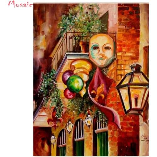 Custom photo diamond painting cross stitch 5D diy diamond embroidery mosaic diamond"Street Night"5d puzzle,home decor stickers