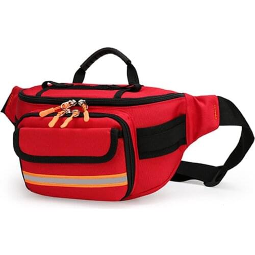 Empty Emergency Survival Kit Rescue Waist Bag First Aid Bag For Camping Travel Medical Storage Bag Portable Medical Organizer