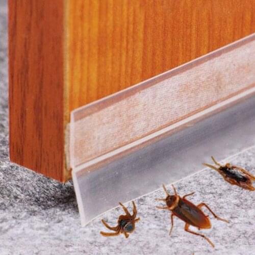 6M Self adhesive sealing strip silicone sound insulation Windproof seal tape for window glass door Gap Pest control dust stopper