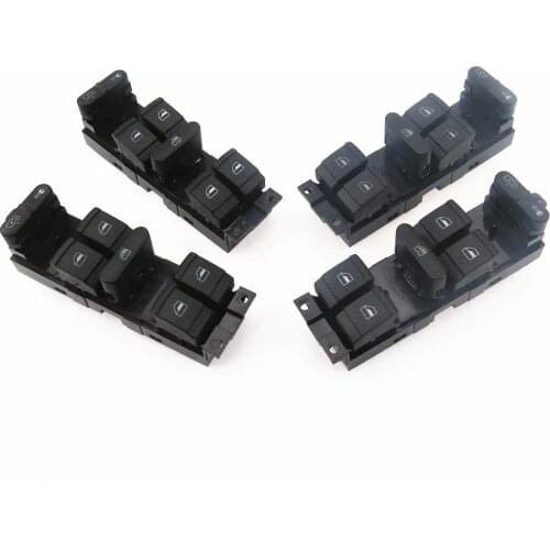 SCJYRXS Driver Side Window Glass Lift Master Button Switch For Passat B5 Golf MK4 Octavia Seat Leon 1J4959857D 1J4959857B