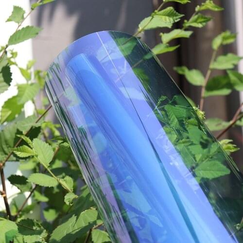 SUNICE 55%VLT 99%Anti-UV Self-adhesive Chameleon Window FilmPET Material Chameleon Solar Tint For Car Window Glass 1.52m x15 m