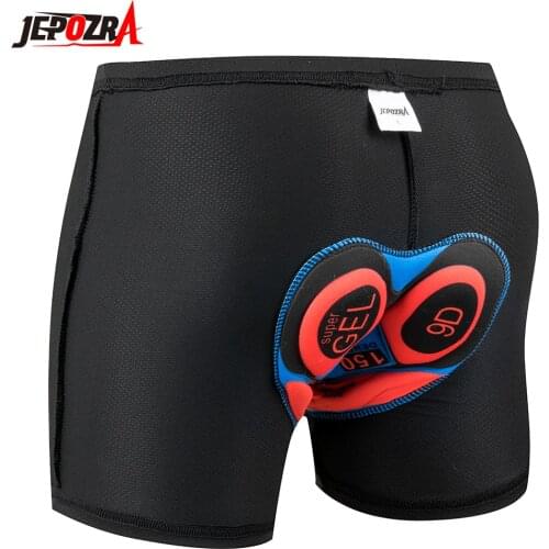 Jepozra Cycling Underwear Upgrade 9D Padded Cycling Shorts 100% Lycra Shockproof MTB Bicycle Shorts Road Bike Shorts