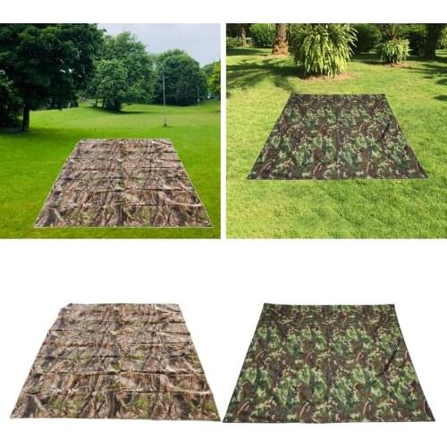 Waterproof Tent Footprint Camping Tarp Tent Shelter Sunshade Hammock Picnic Mat for Hiking Backpacking Beach Picnic