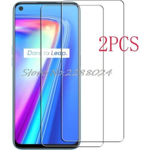 2PCS FOR Realme 7 Global Tempered Glass Protective On OPPO Realme7 Pro 7PRO PRO 7i RMX2155 RMX2170 Screen Protector Film Cover