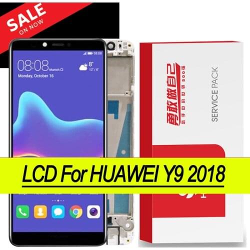 Original 5.93" For Huawei Y9 2018 LCD Display Touch Screen Digitizer Assembly FLA L22 LX2 LX1 LX3 For Enjoy 8 Plus LCD Screen