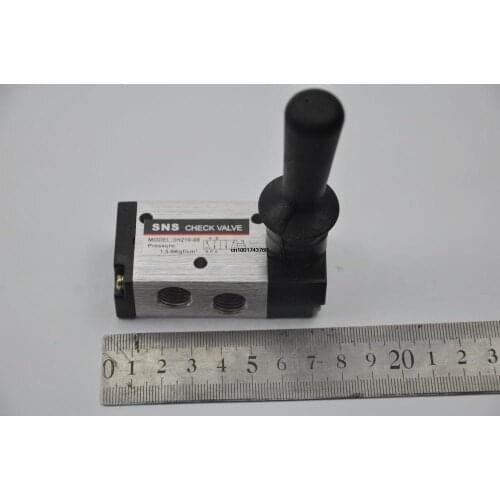 1PCS 3 Way 2 Position 1/4" BSPT Hand Lever Operated Pneumatic Valve 3H210-08 Hand control vavle