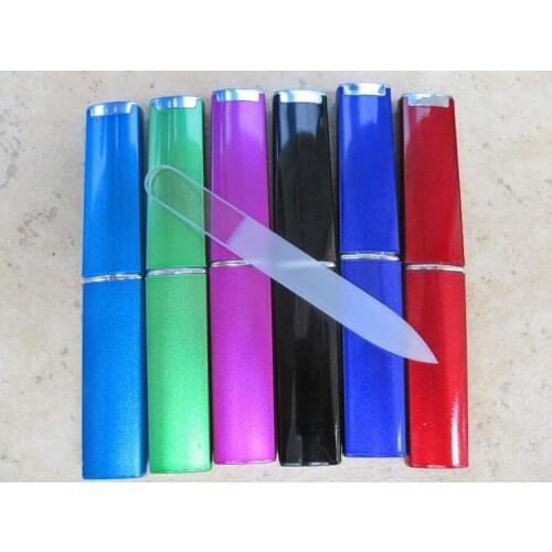 100X Super-Gentle GLASS NAIL FILE with Companion Case 3 1/2" NF009