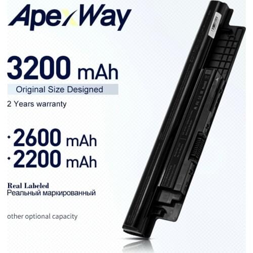 14.8V Laptop battery MR90Y XCMRD for DELL Inspiron 3521 N3521 Series 3531 14V Vostro 2421 2521 3449 Latitude 3440 3540 2200mAhj