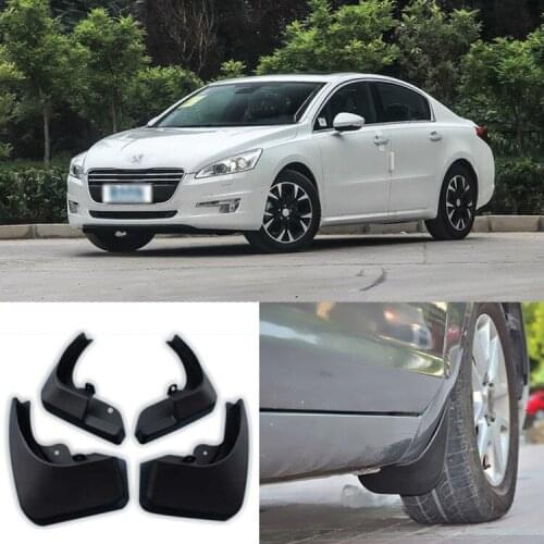 4pcs High Quality ABS Mudguard Splash Guards Fender Mud Flaps For Peugeot 508