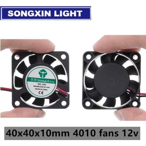 40x40x10mm 4010 fans 12v Volt Brushless DC Fans for heatsink cooler cooling radiator for 3d printer parts Cooling Fan