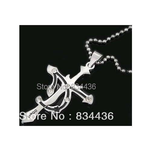 Free shipping VIRGO Constellation style zodiac astrology horoscope stainless steel necklace pendant with ball chain