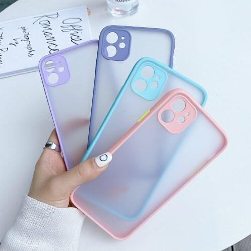 For iPhone 12Pro Hot McDonalds Phone Case Colorful Bumper Shockproof Trasparent For iPhone 12 11 Pro Max XR X XS 7 8 Plus Cover