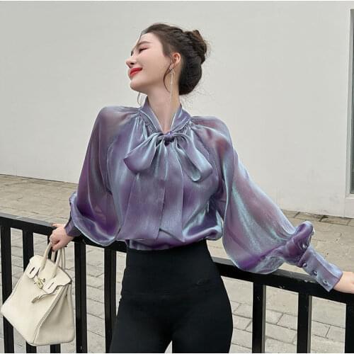 Женские шелковые рубашки COZOK China At AliExpress