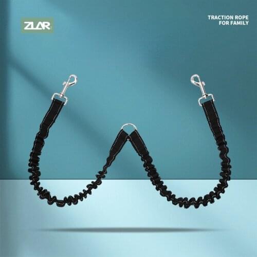 Double Twin Dual Coupler Dog Leash Two In One Strong Nylon V Shape Pet Dog Leash Colorful Two Ways Pet Lead Dog Accessories