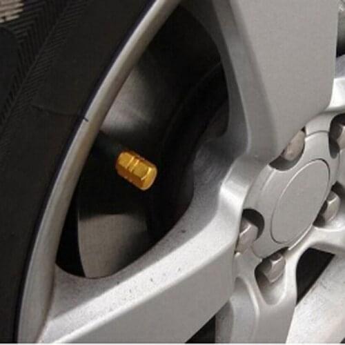 ​4pcs/lot Aluminum Alloy Car Tire Cap Car Wheel Tire Valves Tyre Stem Air Caps Cover Case