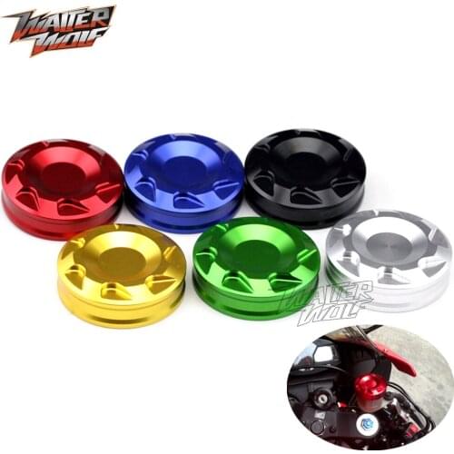 Front Brake Fluid Oil Reservoir Cover For KAWASAKI NINJA Z 1000 ZX 6R 10R ZX14R For YAMAHA YZF R1 R6 2020 Motorcycle Accessories