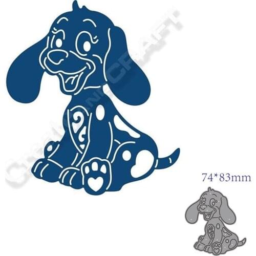 Metal cutting dies cut die mold Animal dog decoration Scrapbook paper craft knife mould blade punch stencils