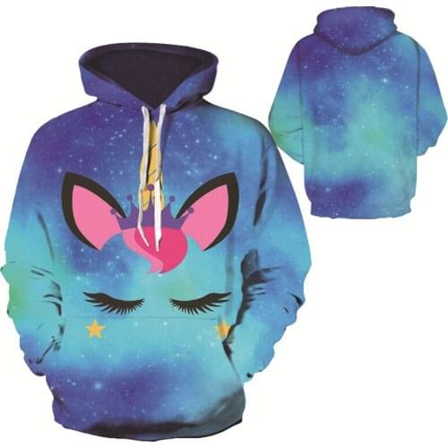 Cute Unicorn Cartoon Sweatshirt For Girl Hoodies Kids Sweater Baby Girls Tops Boys Hoodies Dinosaur Childrens Clothes Coat