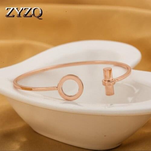 ZYZQ Fashion Geometric Open Bangle Jewelry Exquisite High Quality Silver Plated Adjustable Women Bangle Daily Wear Jewel Hot