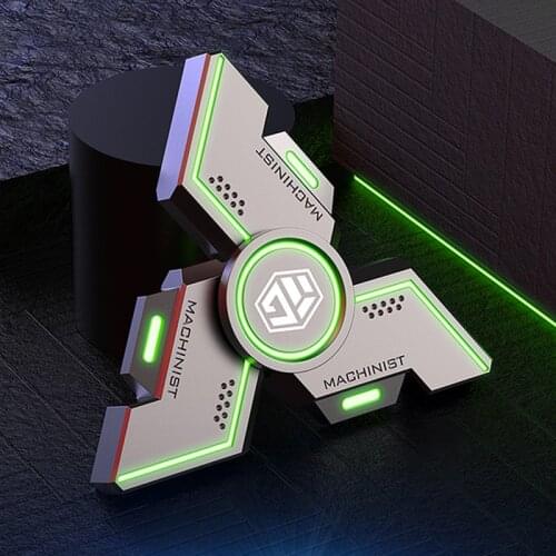 New Luminous Fidget Spinner Metal Hand Spinner Mute Bearing R188 Anxiety and Stress Relief Adult Toys Senior Gyro Silent for Kid