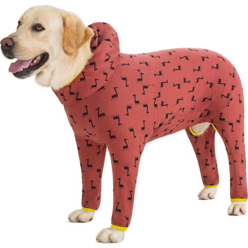 Large Dog Clothing Pajamas Summer Big Dog Clothes Jumpsuit French Bulldog Samoyed Husky Labrador Golden Retriever Costume Pants