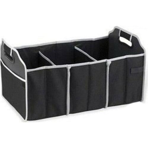 Car Boot Organiser Tidy Back Seat Storage Bag Pocket Accessories, Fully Collapsible