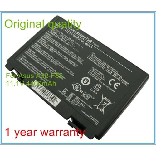 11.1V 4400mAh Original Laptop Battery A32-F82 For F82 F83S K40 K40E K6C11 F52 K50 K50IJ K51 K60 K61 K70 P50 X70
