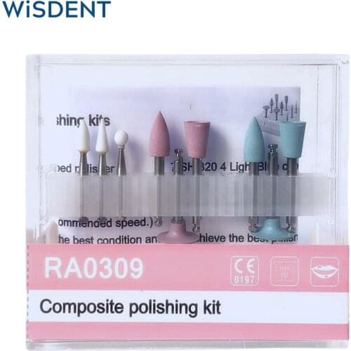 RA0309 Dental Resin Base Composite Polishing Kits Dentist Materials Burs Kit Used for Low Speed Handpiece Teeth Whitening Sale
