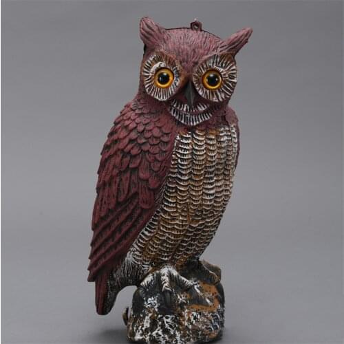 Bird Scarer Owl Decoy Protection Repellent Bird Pest Control Garden Yard Decor Outdoor Bird Scarer Owl Ornament