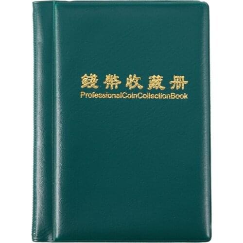 PPYY NEW -Durable Collection book for Coin Album of Pieces Portable Storage Pouch of Coins 120 pieces of Frame
