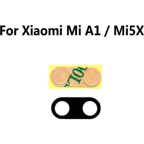 QiAN SiMAi For Xiaomi Mi A1 Mi5X Rear back Camera Glass Lens Cover Repair Parts & Sticker