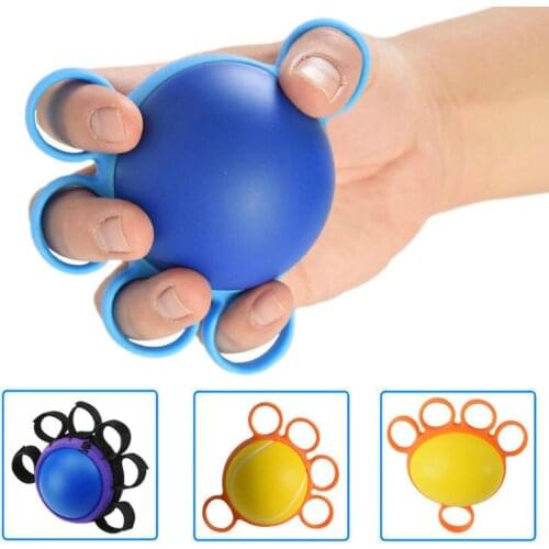 Hand Therapy Grip Strengthener Ball Stretcher Finger Pow Fitness Arm Exercise Muscle Relex Recovery Rehabilitation Equipment