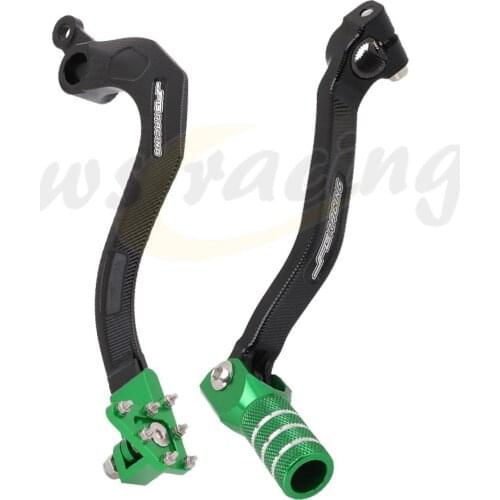 Motorcycle CNC Shifter Shift Foot Brake Pedal Lever For KAWASAKI KX250F 2009 2010 2011 2012 2013 2014 2015 2016 2017 2018