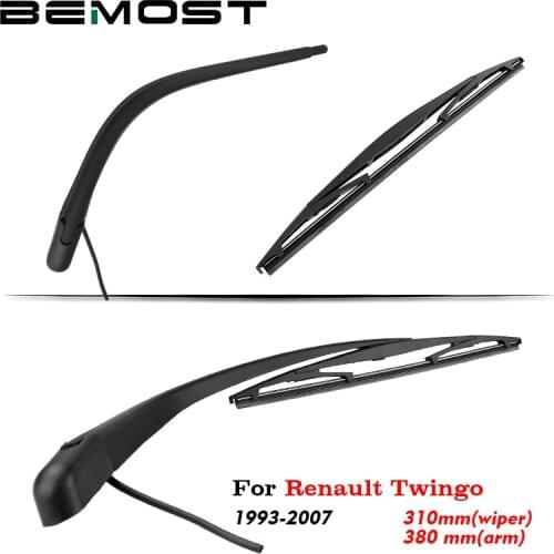 BEMOST Car Rear Windshield Wiper Arm Blades Brushes For Renault Twingo 1993-2007 310MM Hatchback Window Windscreen Auto Styling