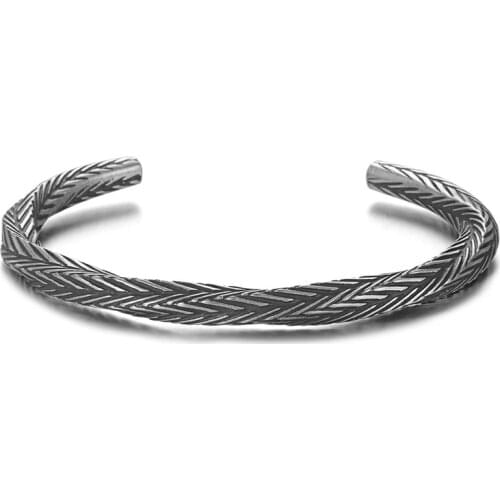 Nordic Viking Pattern Bangle Bracelets Bangles For Men Metal Bracelet Jewelry Gift