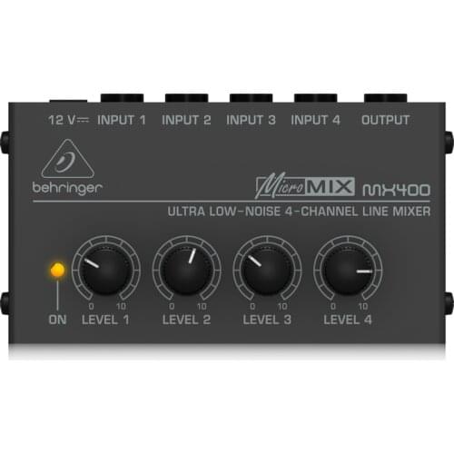 Behringer MX400 noise cancellation mixer