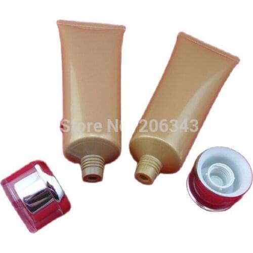80ml gold soft tube or mildy wash tube or butter or handcream tube with acrylic silver lid